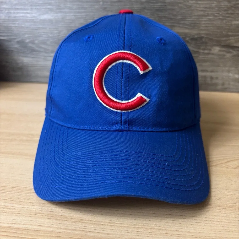 Vintage Chicago Cubs Hat‎ Cap Snap Back S/M Blue MLB Baseball Outdoor Cap
